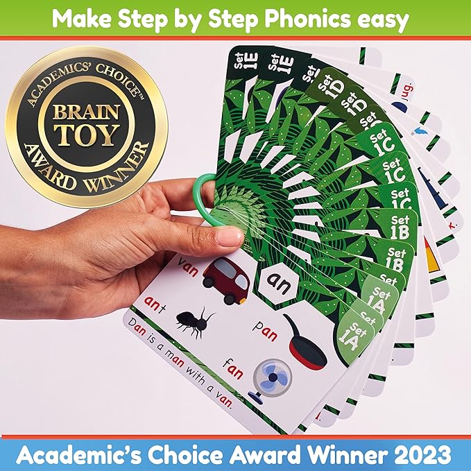 🔥Save 49%🔥Learn to Read Phonics Flash Cards Color-Coded - Learn to Read in 20 Stages