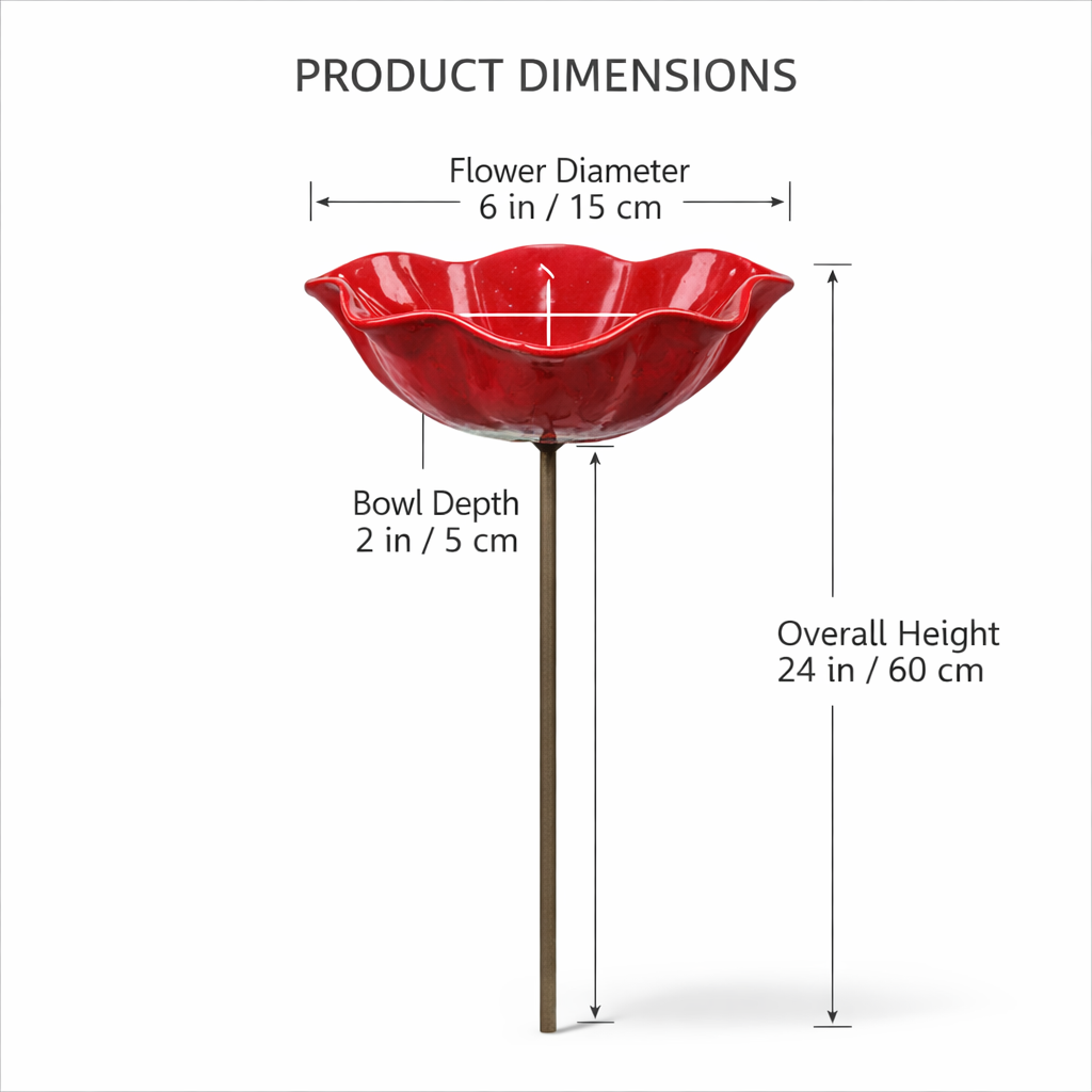 💖🎁2026 Mother's Day Gifts 50% Off-🔥Handmade Metal Flower Garden Stake🐦
