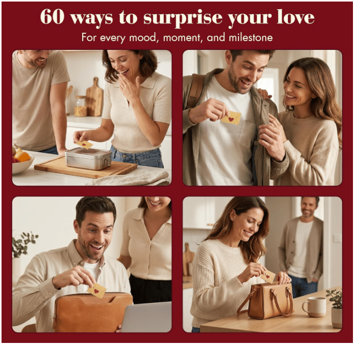 💘💌Mini Love Notes card with envelopes-Valentine's Day Love Cards