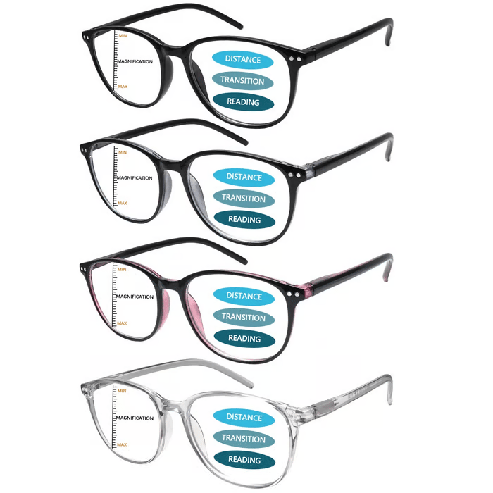 ⏰LAST DAY 50% OFF -👓Progressive Multifocal Reading Glasses | See Near & Far in One Pair | No More Switching Glasses for Men & Women