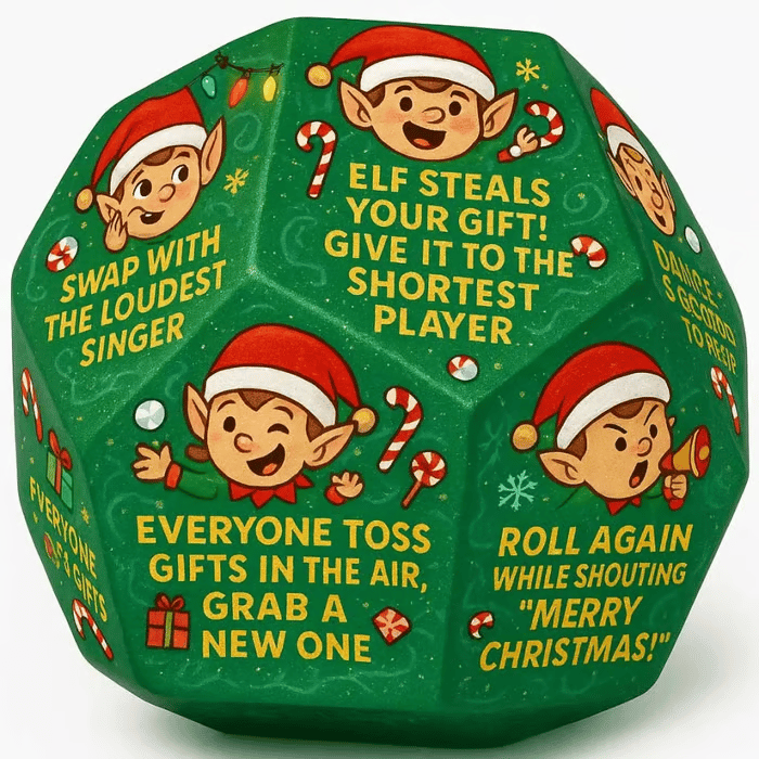 🔥LAST DAY PROMOTION- Buy 2 Get 1 Free!!🎁Hilarious Christmas Gift Exchange Party GameDice🎲🎄