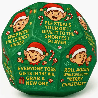🔥LAST DAY PROMOTION- Buy 2 Get 1 Free!!🎁Hilarious Christmas Gift Exchange Party GameDice🎲🎄