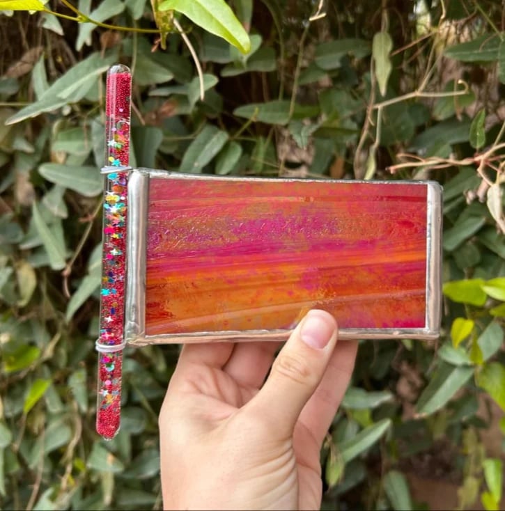 🔮 Mini AuraScope – A Stained Glass Kaleidoscope of Whimsy & Light ✨