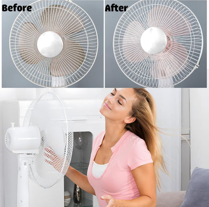 ✨ 360° Flexible Microfiber Fan Duster Brushes – Reusable Cleaning Tools for Blades, Vents & Blinds
