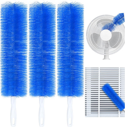 ✨ 360° Flexible Microfiber Fan Duster Brushes – Reusable Cleaning Tools for Blades, Vents & Blinds