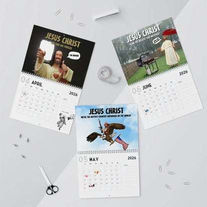 🔥Last Day 49% OFF - Funny Jesus Christ 2026 Satire Calendar