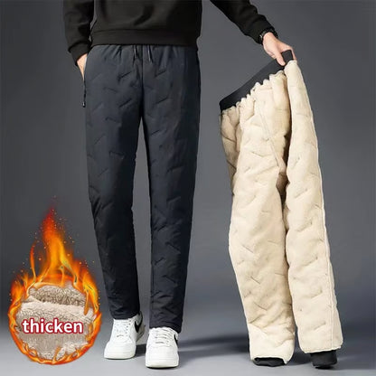 🔥Large-sized winter waterproof woolen trousers