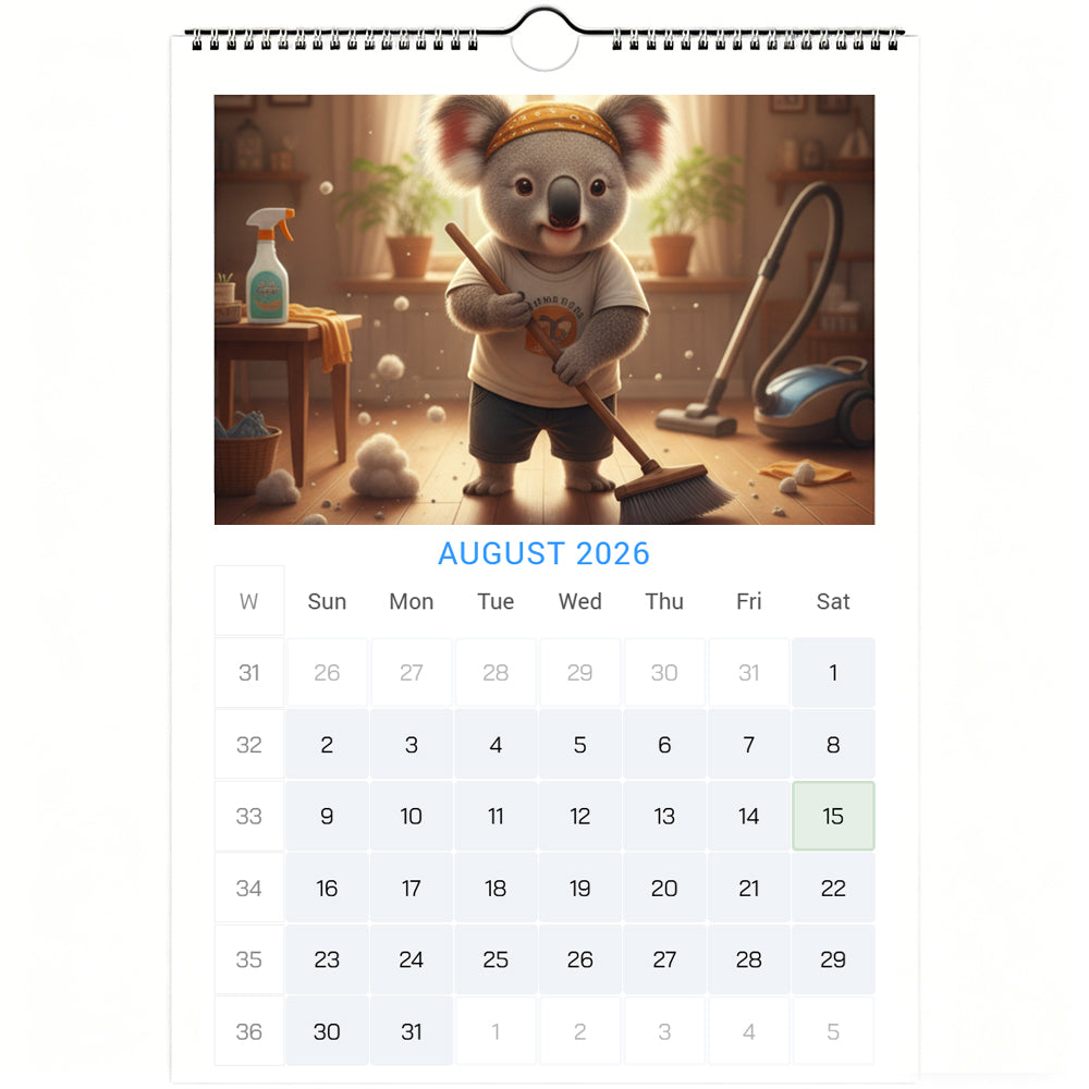 🐨Emotional Healing Koala Calendar 2026 - Daily Activities