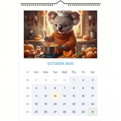 🐨Emotional Healing Koala Calendar 2026 - Daily Activities