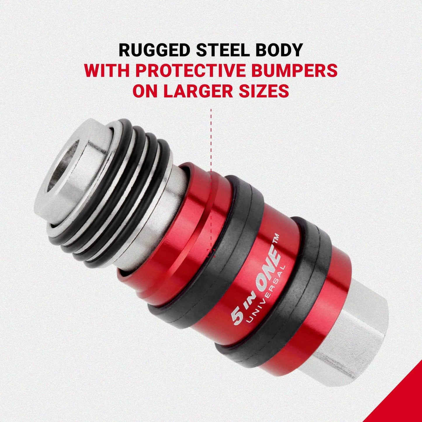 5-in-1 Universal Safety Exhaust Air Coupler