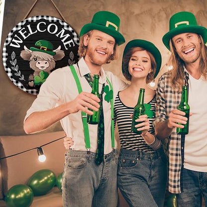 🐮35pcs Interchangeable Welcome Sign Highland Cow Sign