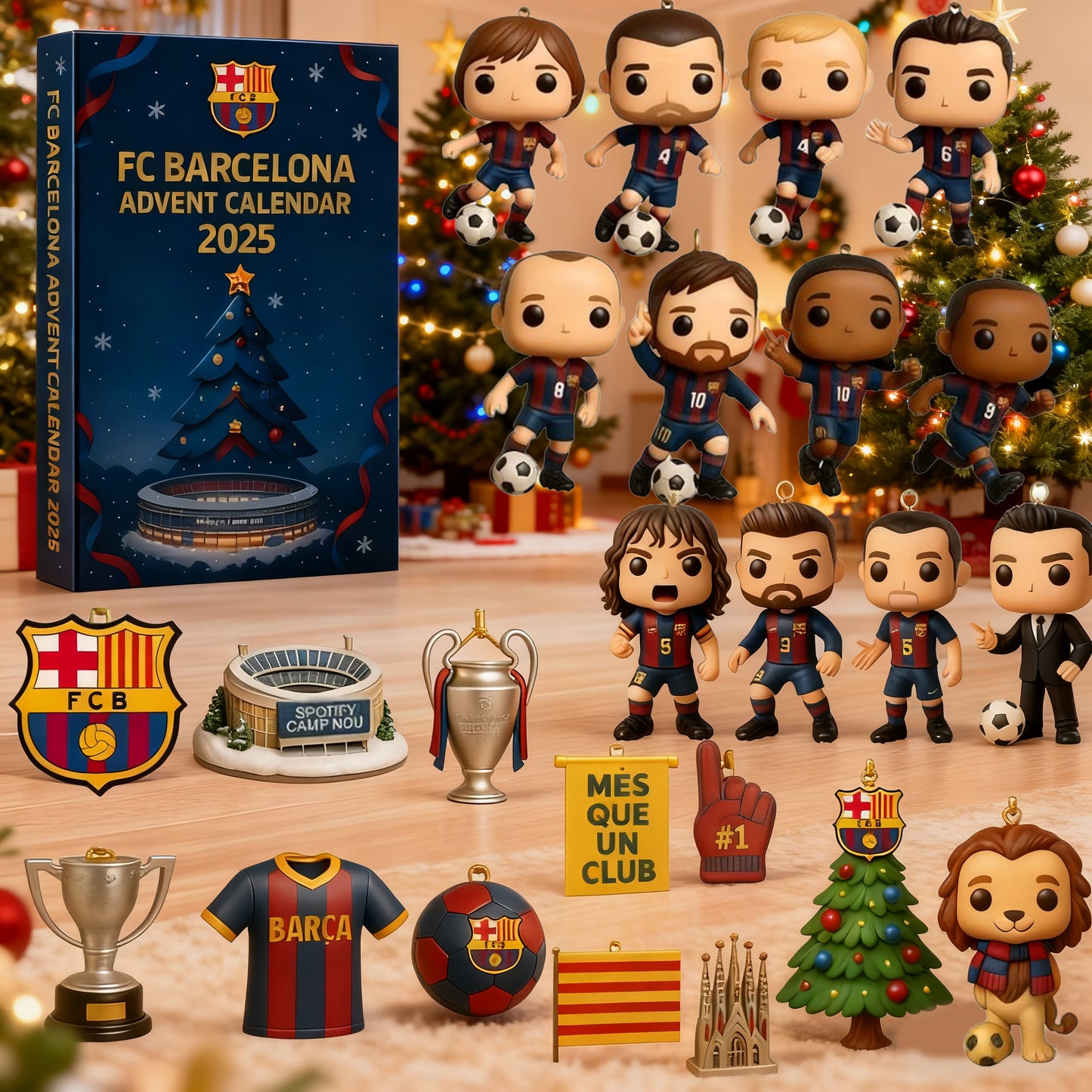 ⚽2025 FC Barcelona Advent Calendar