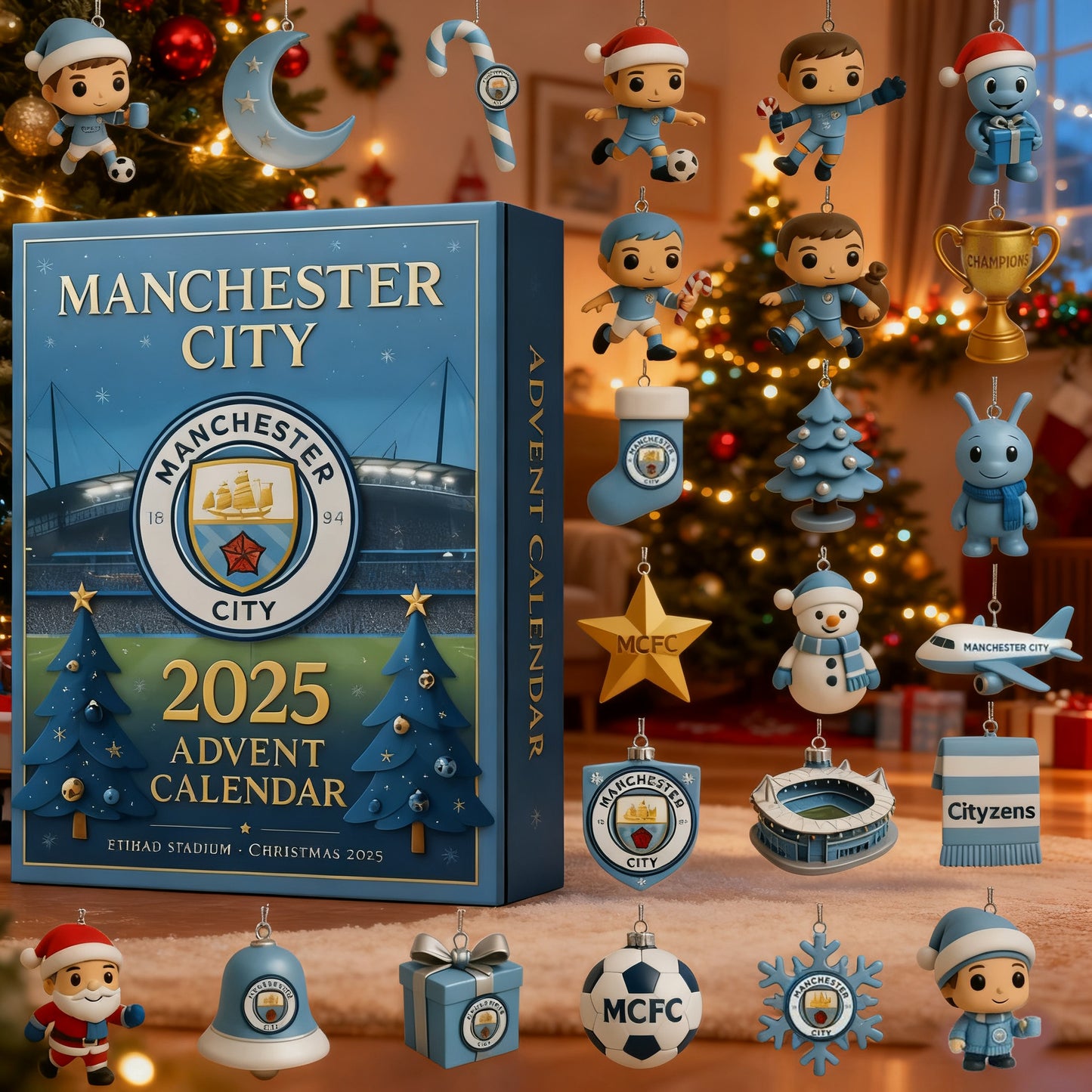 ⚽🎄 Manchester City 2025 Advent Calendar