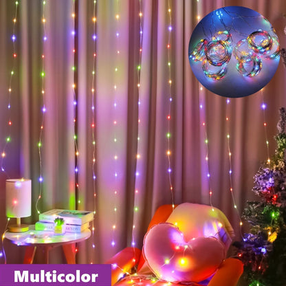 🎄Christmas Sale 50% OFF🔥LED Curtain Fairy Lights
