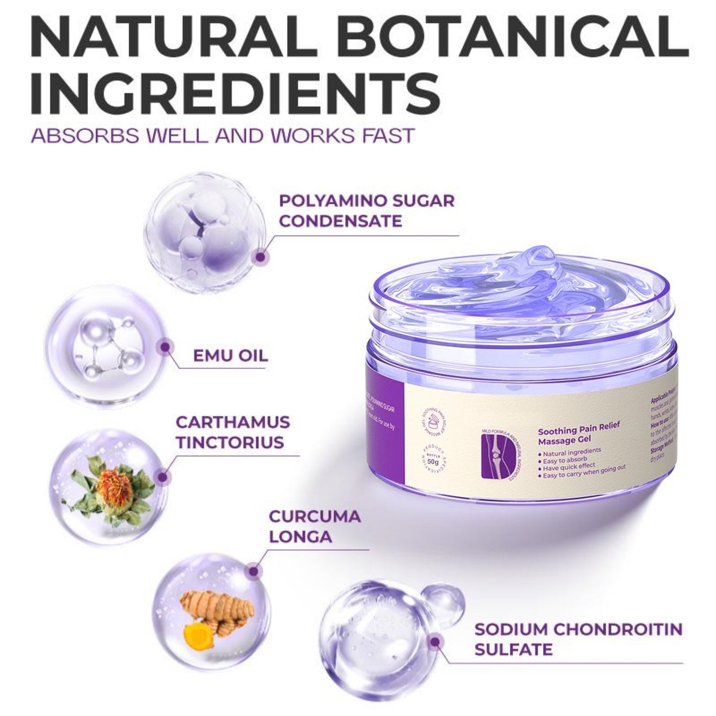 🔥🔥🔥 turmeric Emu Oil Arthritis pain Relief massage gel 👨‍⚕️Refuse pain and inflammation