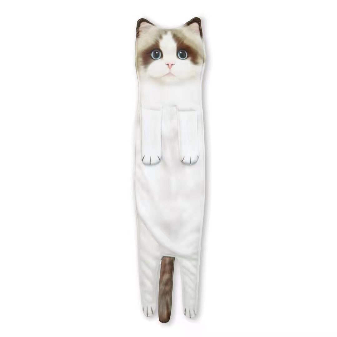 🔥LAST DAY 50% OFF🔥Funny Cat Hand Towels for Kitchen Bathroom (1PC)
