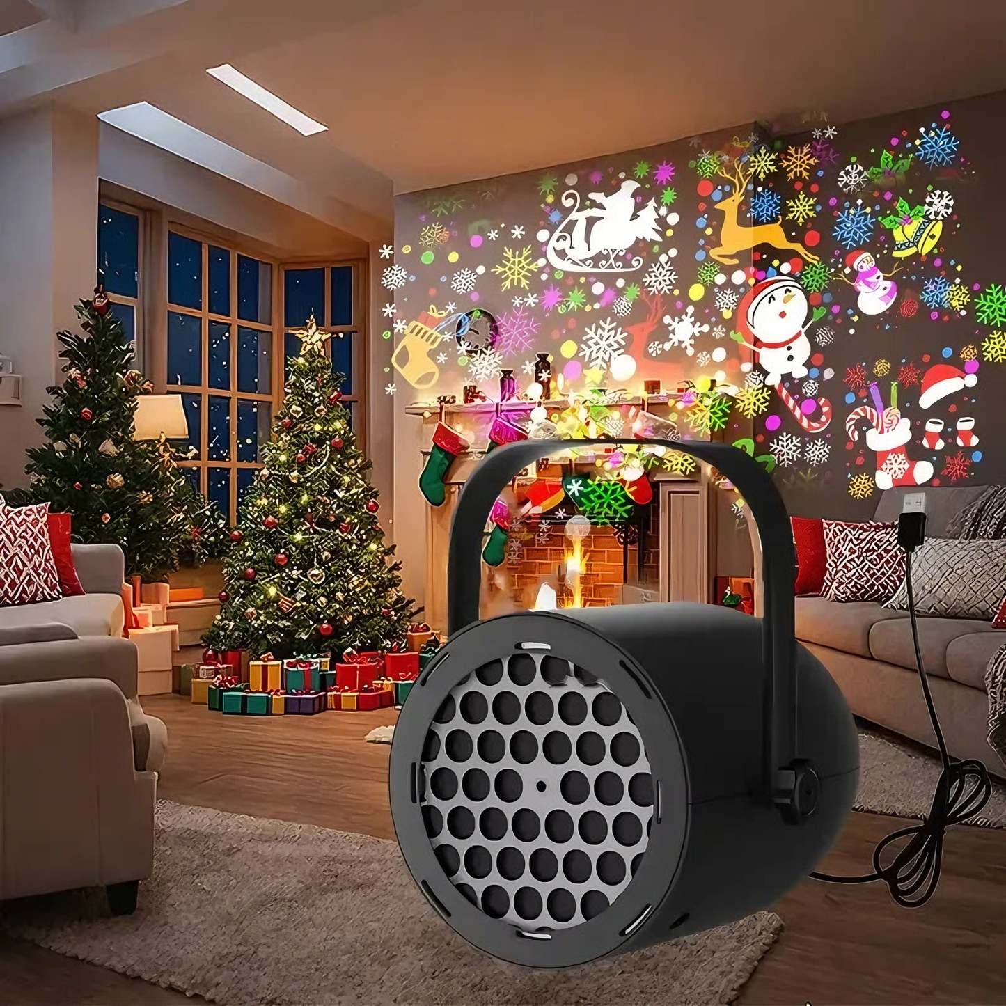 (🎄Early Christmas Sale 50%)🔌LED Christmas Projection Lamp