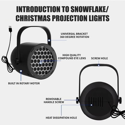 (🎄Early Christmas Sale 50%)🔌LED Christmas Projection Lamp