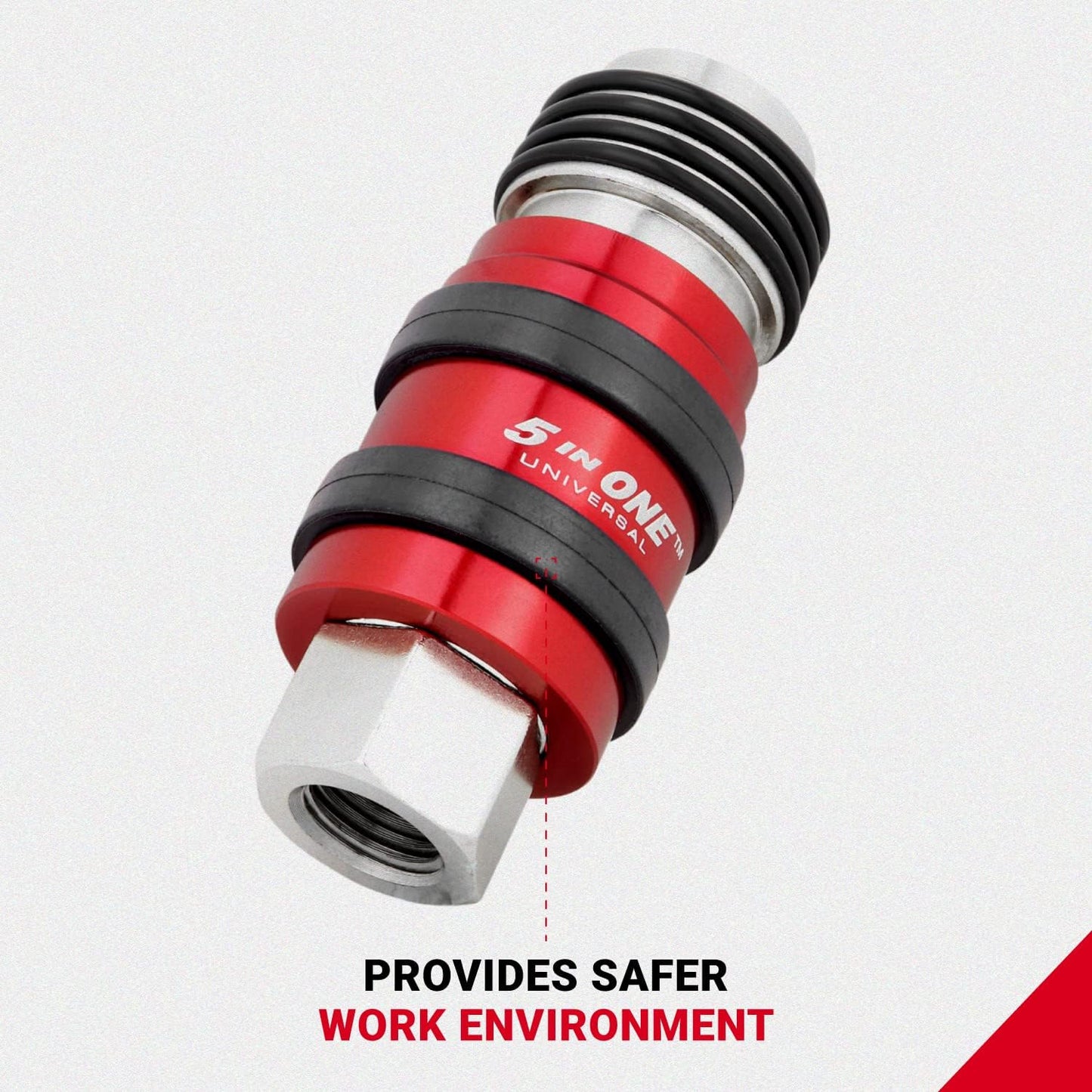 5-in-1 Universal Safety Exhaust Air Coupler