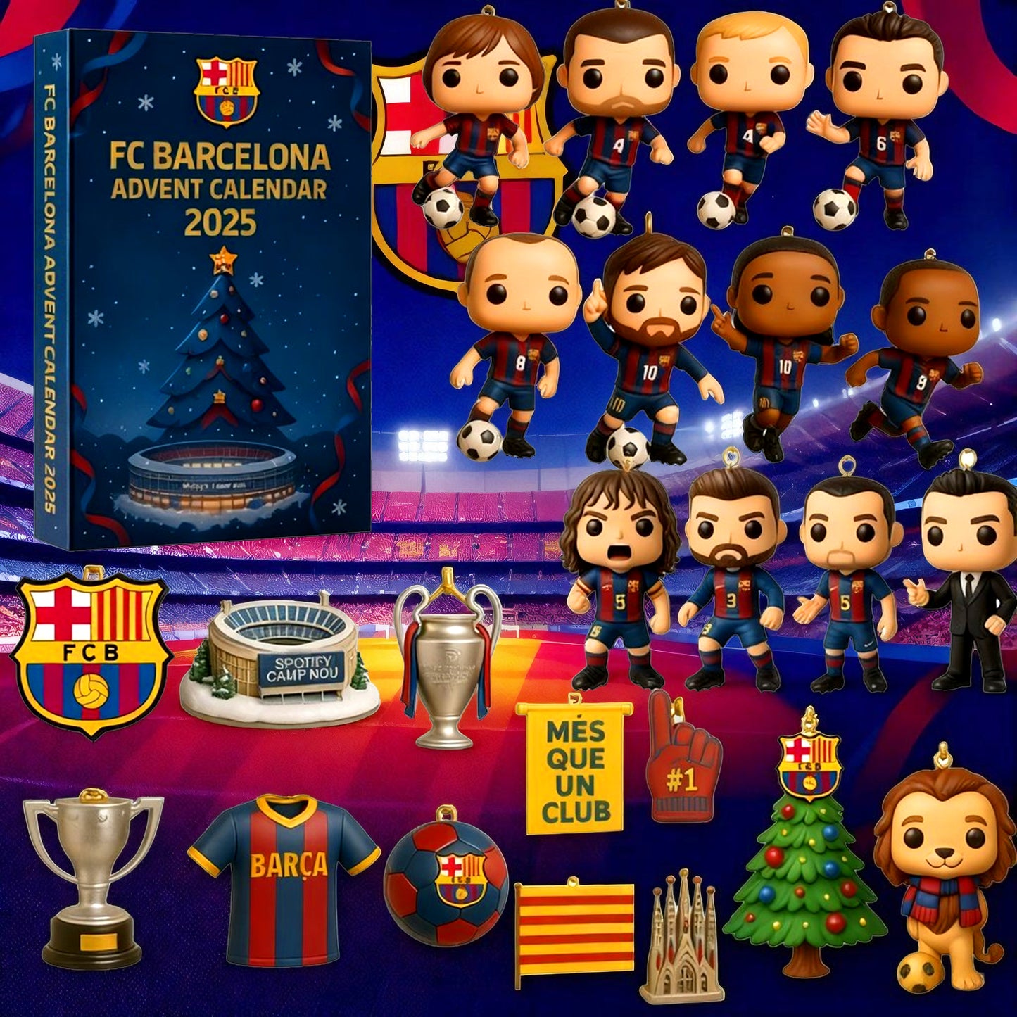 🔥⚽2025 FC Barcelona Advent Calendar