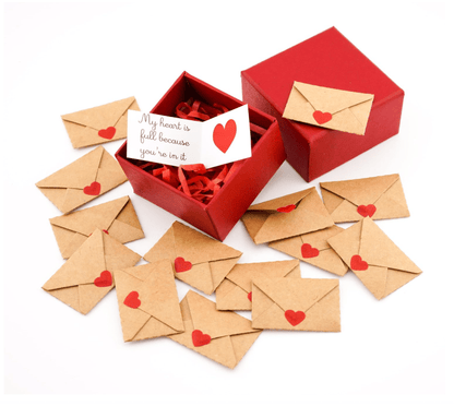 💘💌Mini Love Notes card with envelopes-Valentine's Day Love Cards