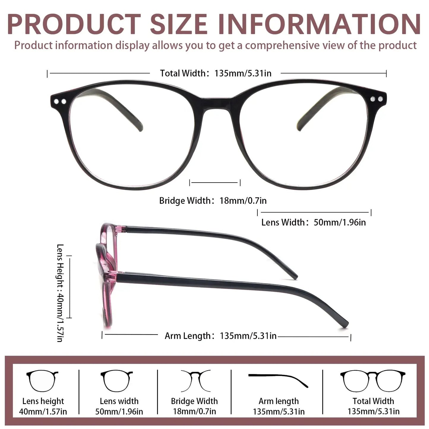 ⏰LAST DAY 50% OFF -👓Progressive Multifocal Reading Glasses | See Near & Far in One Pair | No More Switching Glasses for Men & Women