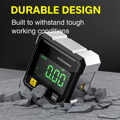 📏4-Side Magnetic Digital Angle Gauge with Laser🔥