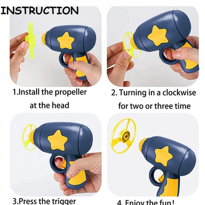 🔥7 piece set Interactive LED Flying Disc Launcher & Fetch Toy for Cats