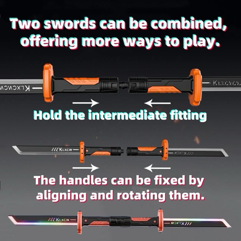 🔥Hot Sale 50% off🌟Colorful Light-Up Sword Toy Set, Cool LED Effects, Laser Blade, Includes Box