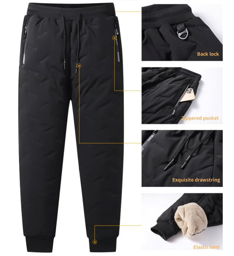 🔥Large-sized winter waterproof woolen trousers