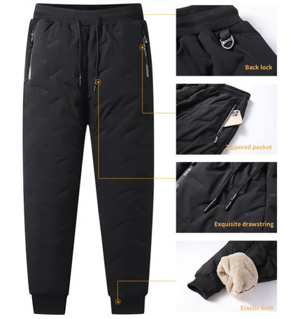 🔥Large-sized winter waterproof woolen trousers