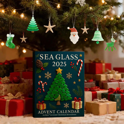 🎄🌊Sea Glass Christmas Ornaments Advent Calendar