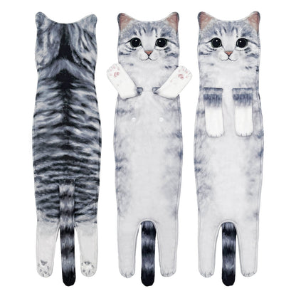 🔥LAST DAY 50% OFF🔥Funny Cat Hand Towels for Kitchen Bathroom (1PC)