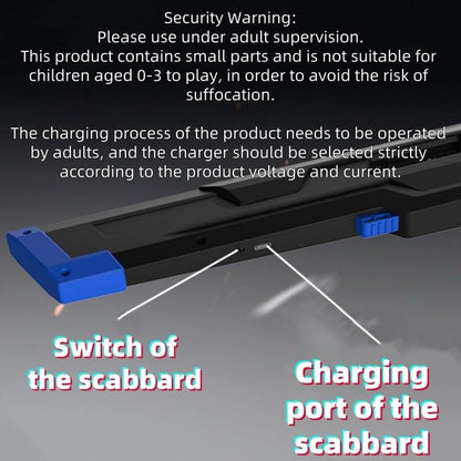 🔥Hot Sale 50% off🌟Colorful Light-Up Sword Toy Set, Cool LED Effects, Laser Blade, Includes Box