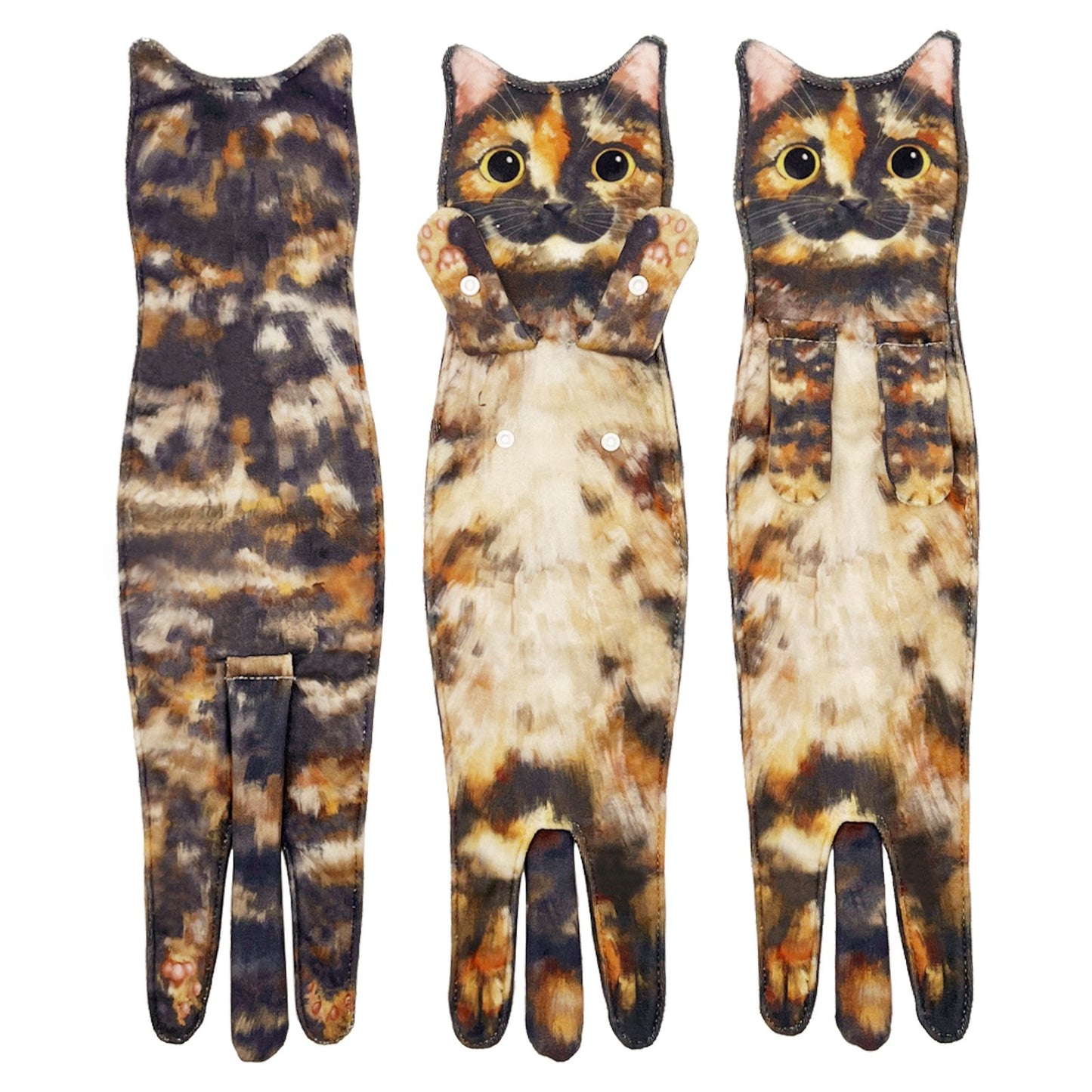 🔥LAST DAY 50% OFF🔥Funny Cat Hand Towels for Kitchen Bathroom (1PC)