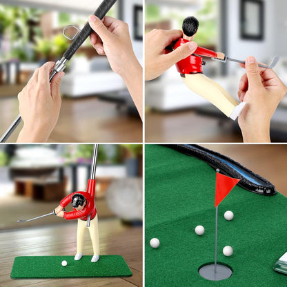 Mini Golf Games - Funny Golfer Gifts for Kids, Unique Mini Golfer On A Stick
