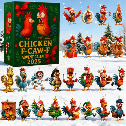 🐓🔥2025 Chicken F-Caw-F Advent Calendar Collection