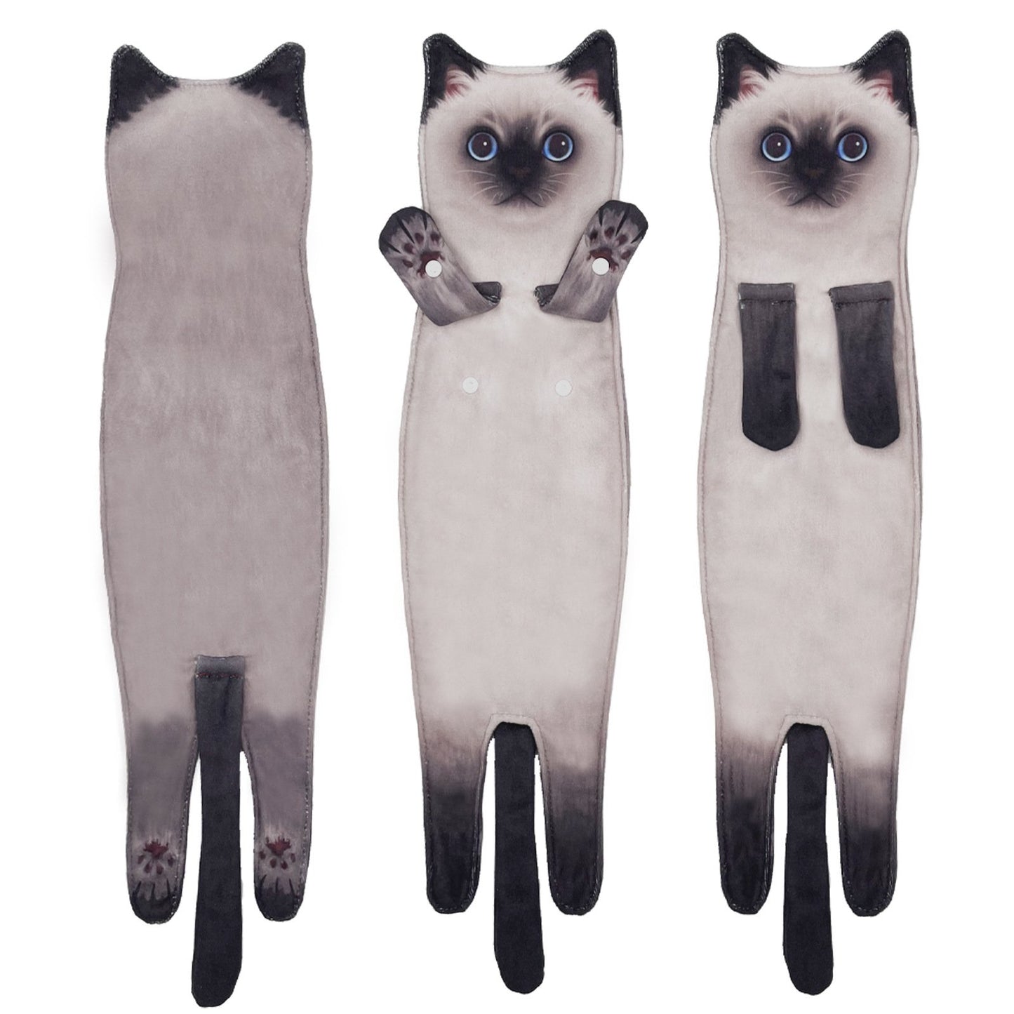 🔥LAST DAY 50% OFF🔥Funny Cat Hand Towels for Kitchen Bathroom (1PC)