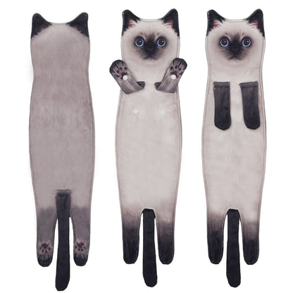 🔥LAST DAY 50% OFF🔥Funny Cat Hand Towels for Kitchen Bathroom (1PC)
