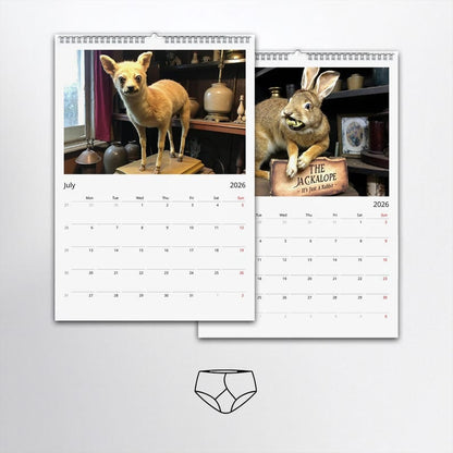 🐀2026 Bad Taxidermy Wall Calendar