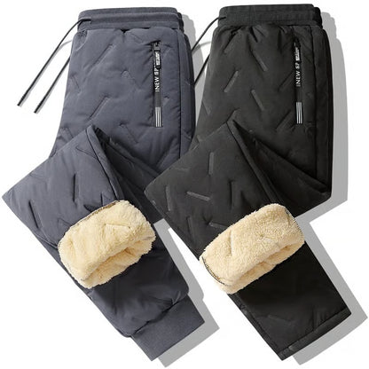 🔥Large-sized winter waterproof woolen trousers