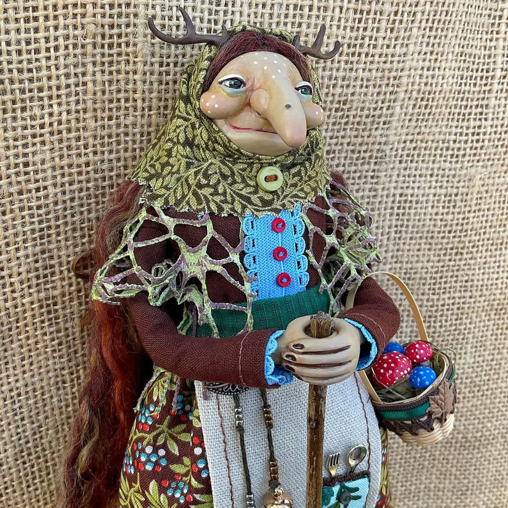 🔥 Easter 🔥 Handmade Kitchen Witch doll 🎁