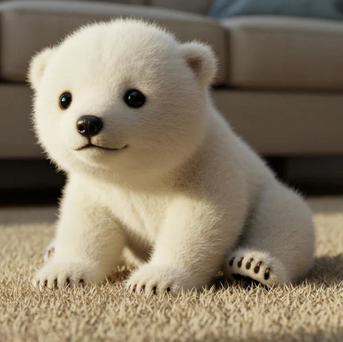 🐻The Polar Pal ——The Plush That Calms You in Seconds🌈（副本）