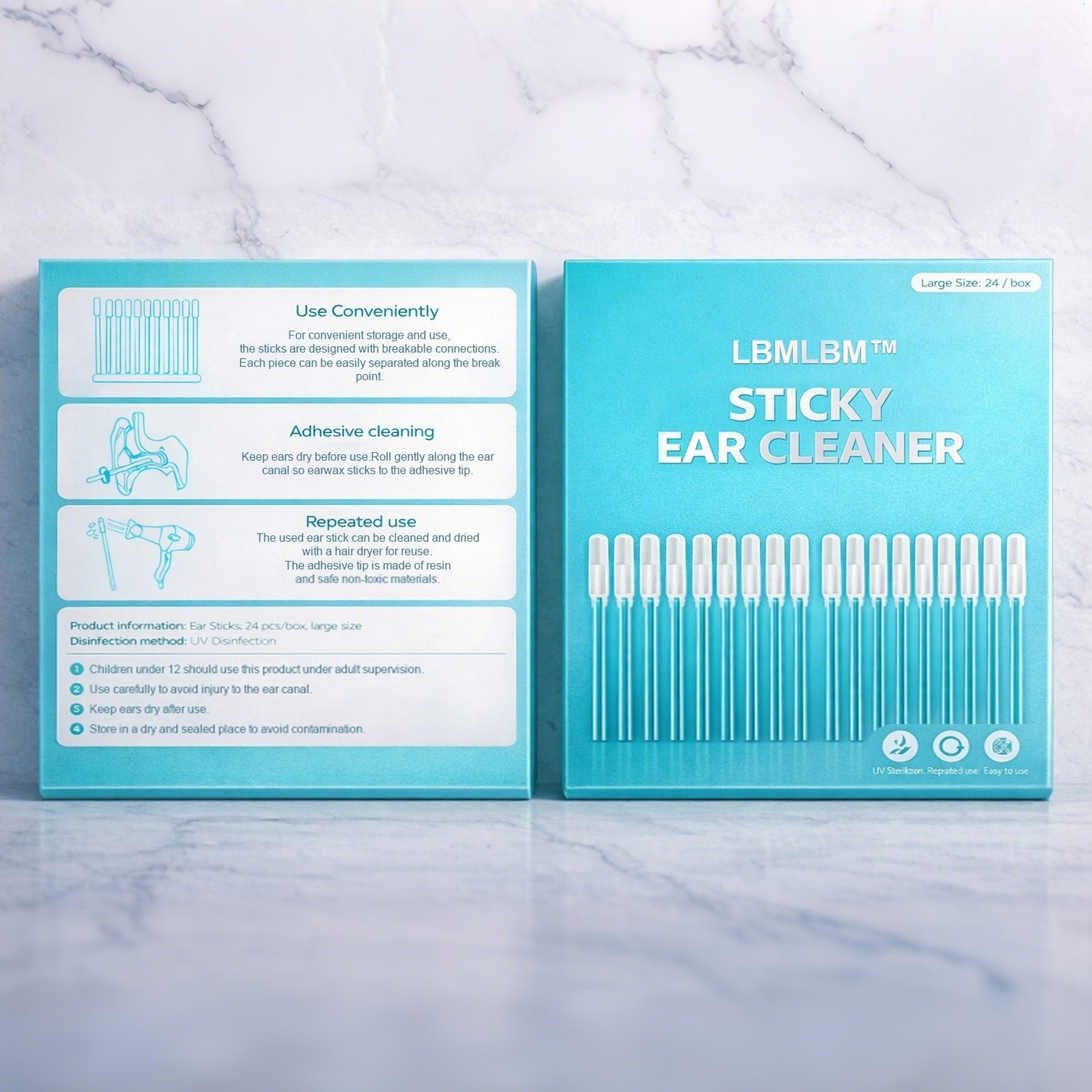 👂LBMLBM™ Reusable Sticky-Tip Earwax Remover Sticks