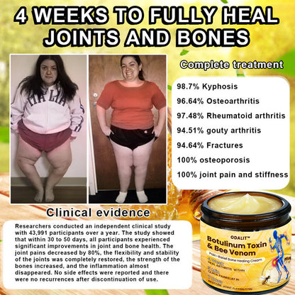 🔥Time-Limited Offer - ODALIT™ Botulinum Toxin & Bee Venom Pain-Relief Bone Healing Cream🐝💎