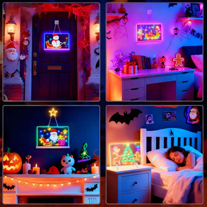 🔥🎨Hot Sale 50% OFF - ✨ Dive Into a World of Color! This 7-Color LED Board Unleashes Creativity