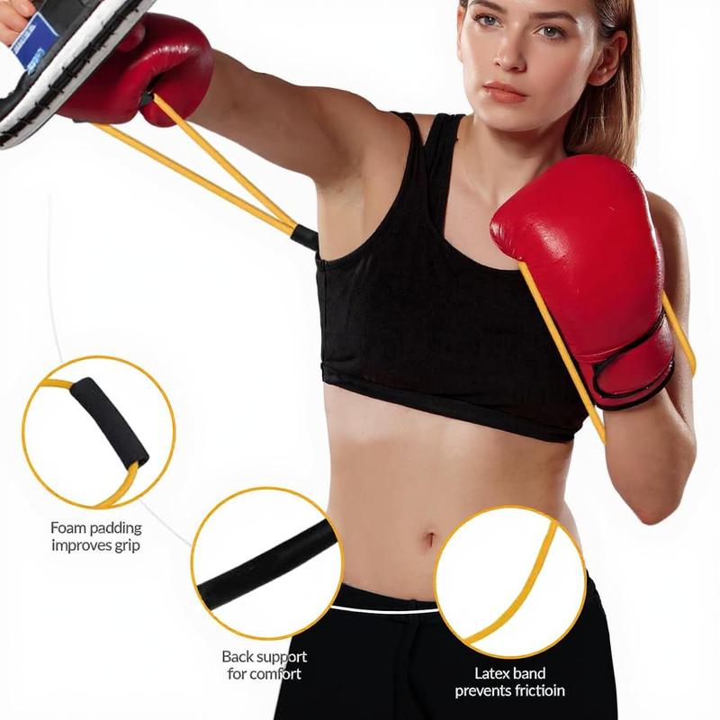 🥊Boxing Resistance Band - Boxing Training Gear - Faster Punch Speed & Power - Full-Body Cardio Training