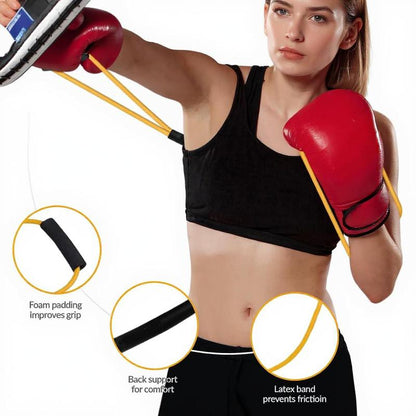 🥊Boxing Resistance Band - Boxing Training Gear - Faster Punch Speed & Power - Full-Body Cardio Training
