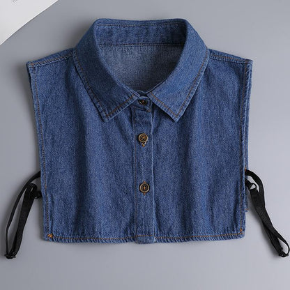 👕Denim False Collar – The Ultimate Layering Essential for Women ✨
