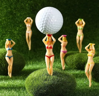 ⛳Last Day 50% OFF-6PCS Funny Golf Tees, Mixed color